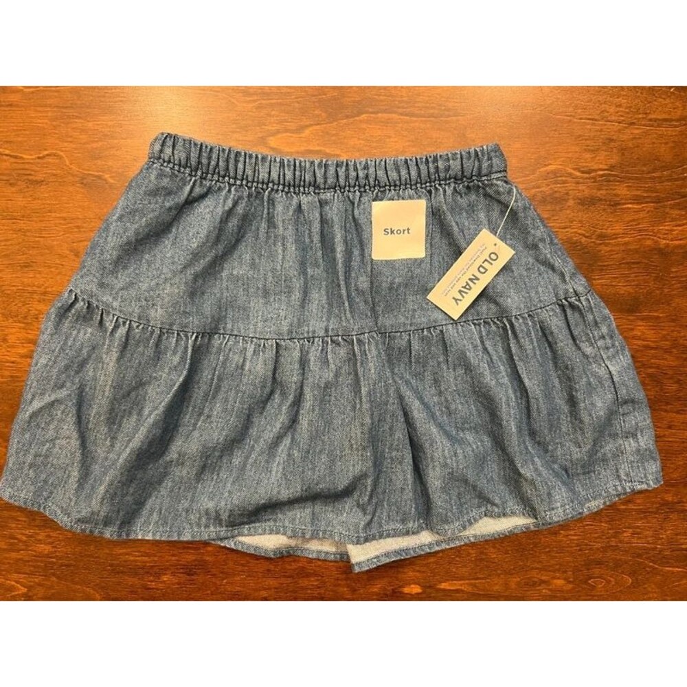 NWT Old Navy Denim Skort Toddler Girls Size 4T